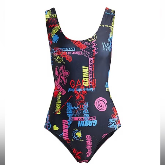 GANNI One-Piece Swimsuit Size 38 - Picture 1 of 7